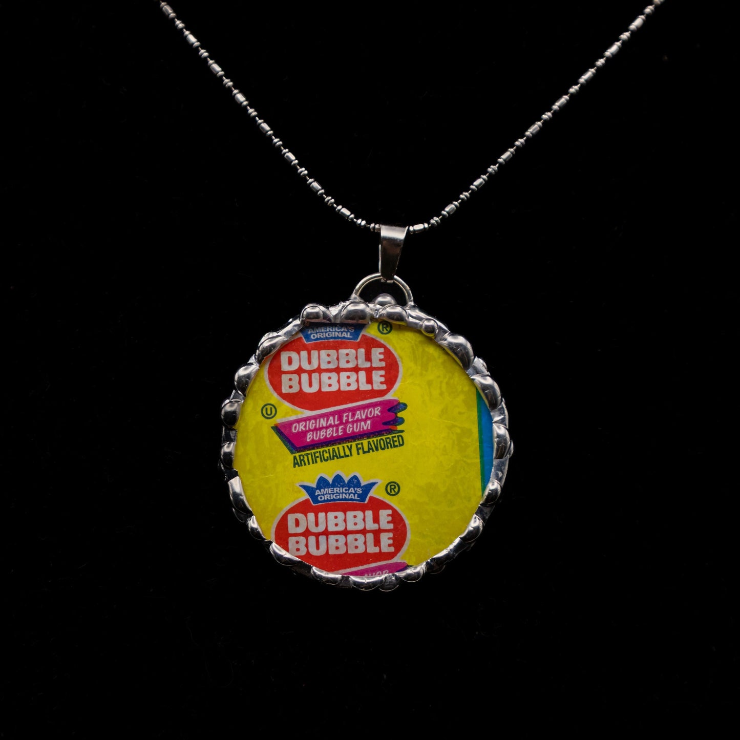 Double Bubble Necklace. (Double Sided)