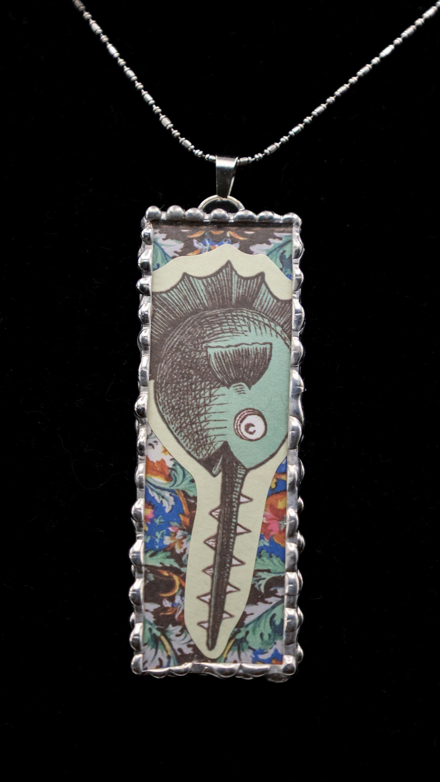 Fish Necklace. (Double Sided)
