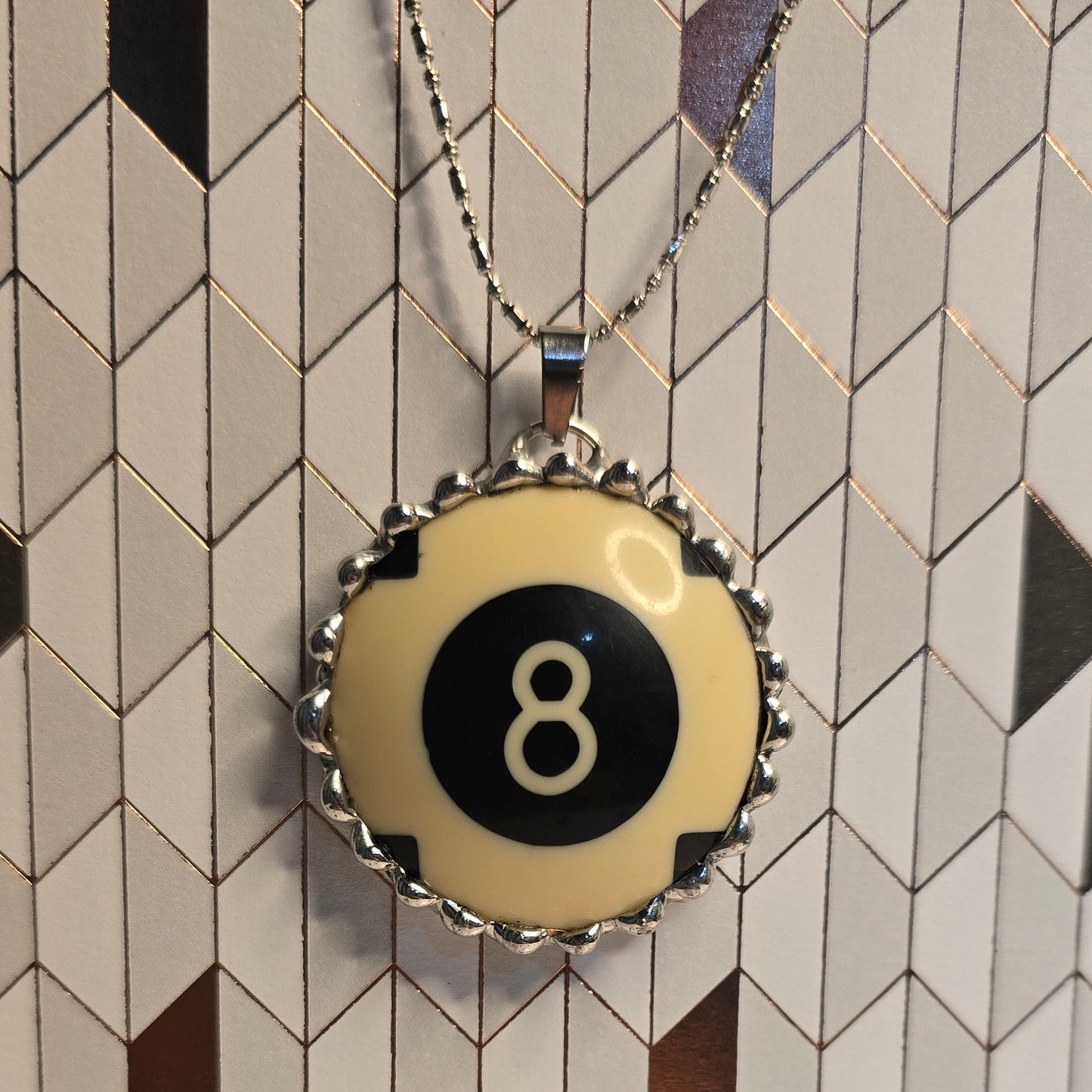 8 ball Necklace