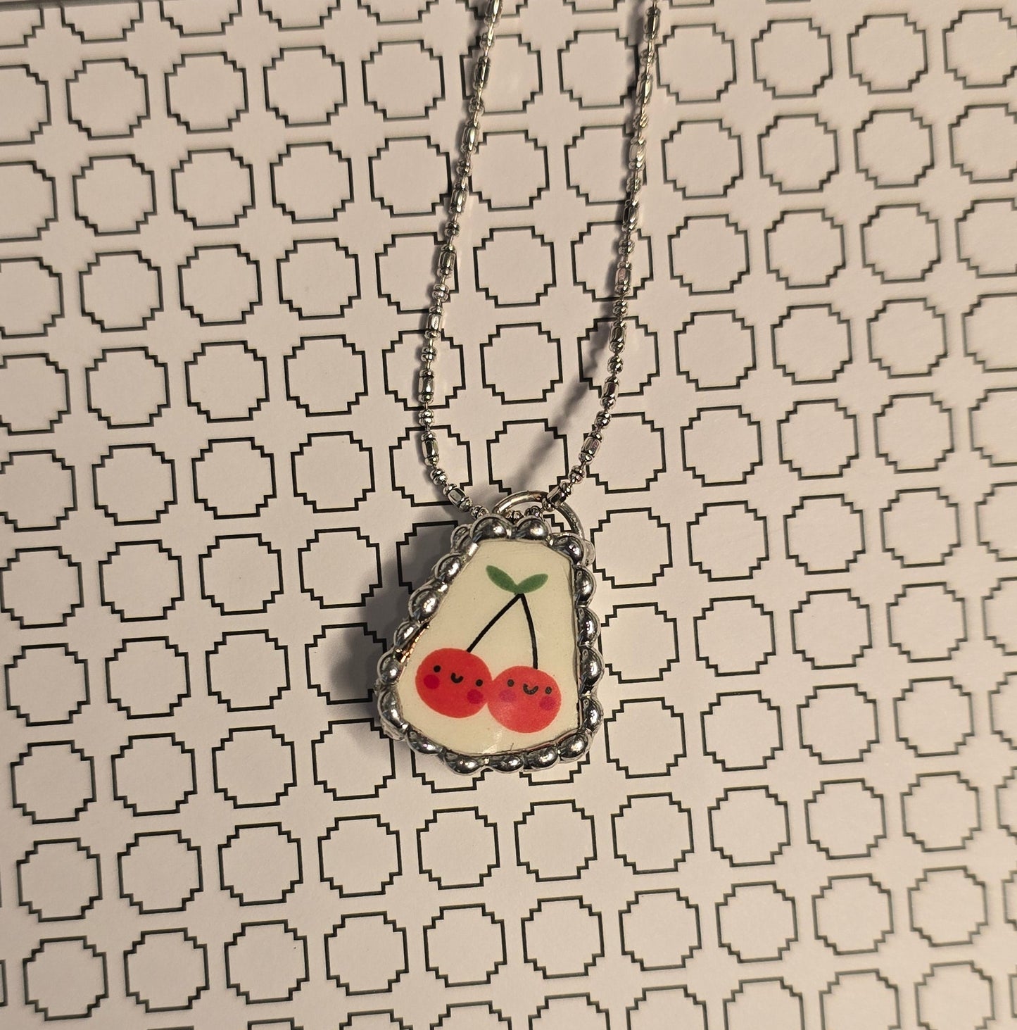 Cherry ceramic Necklace
