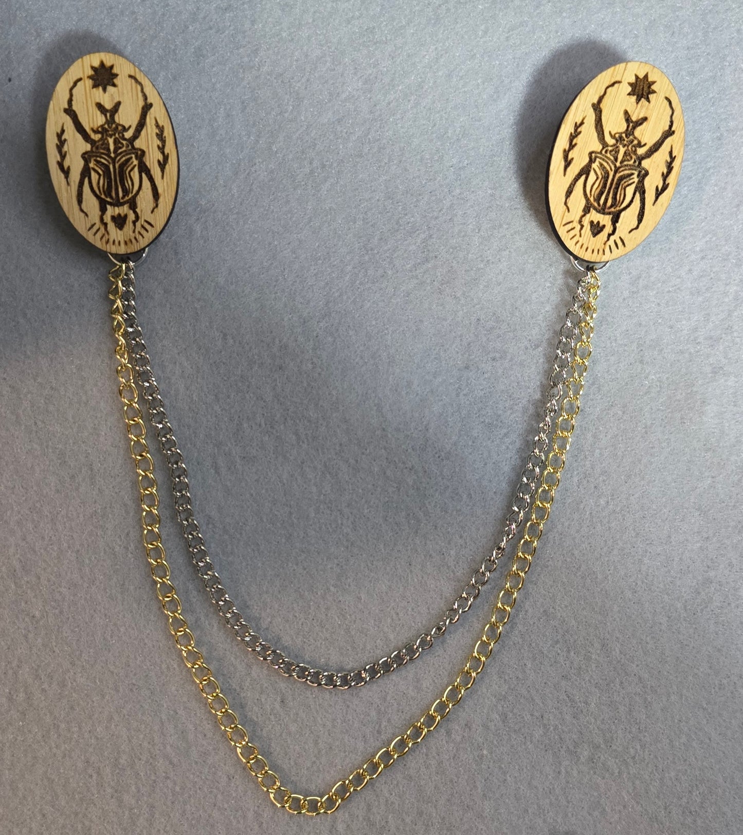 Wooden Bug Lapel