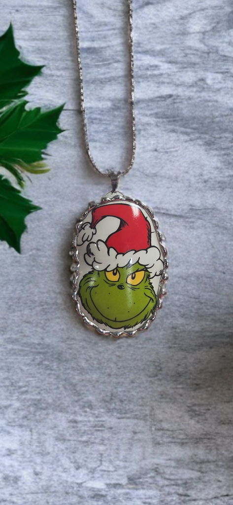 Grinch necklace