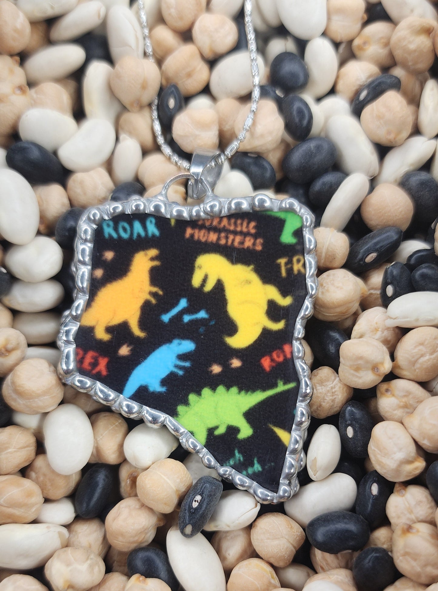 Dinosaur Figure Necklace