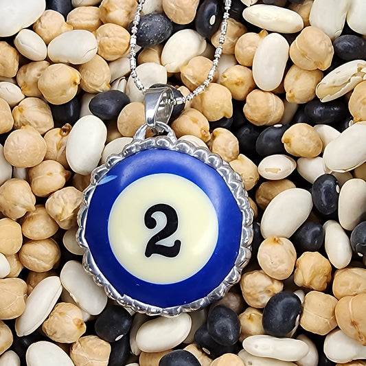 #2 Pool Ball Necklace