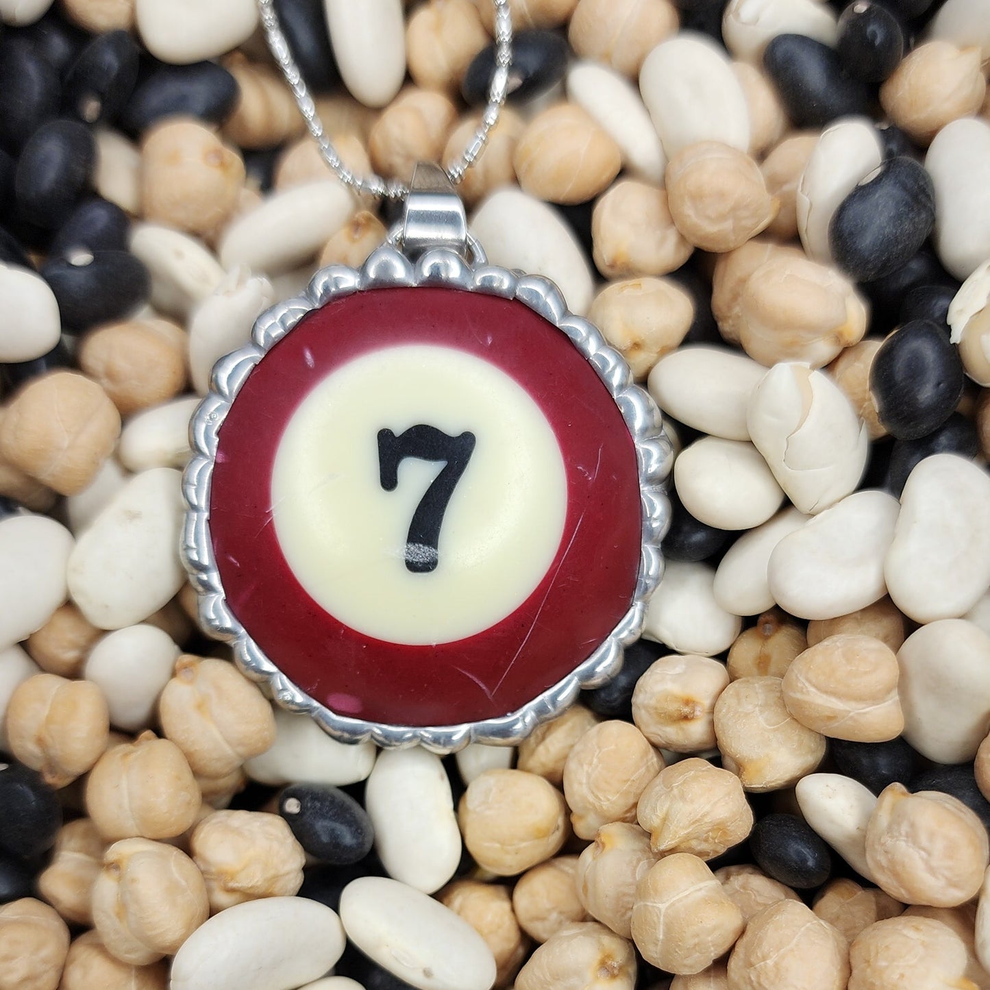 #7 Pool Ball Necklace