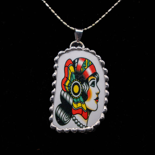 Gypsy Portrait Necklace