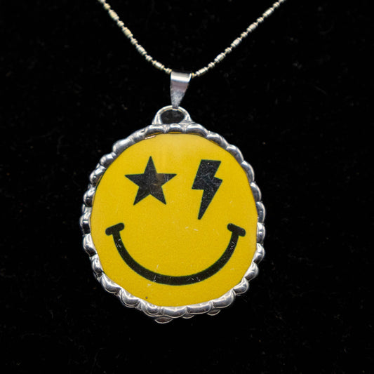 Happy Face Necklace.
