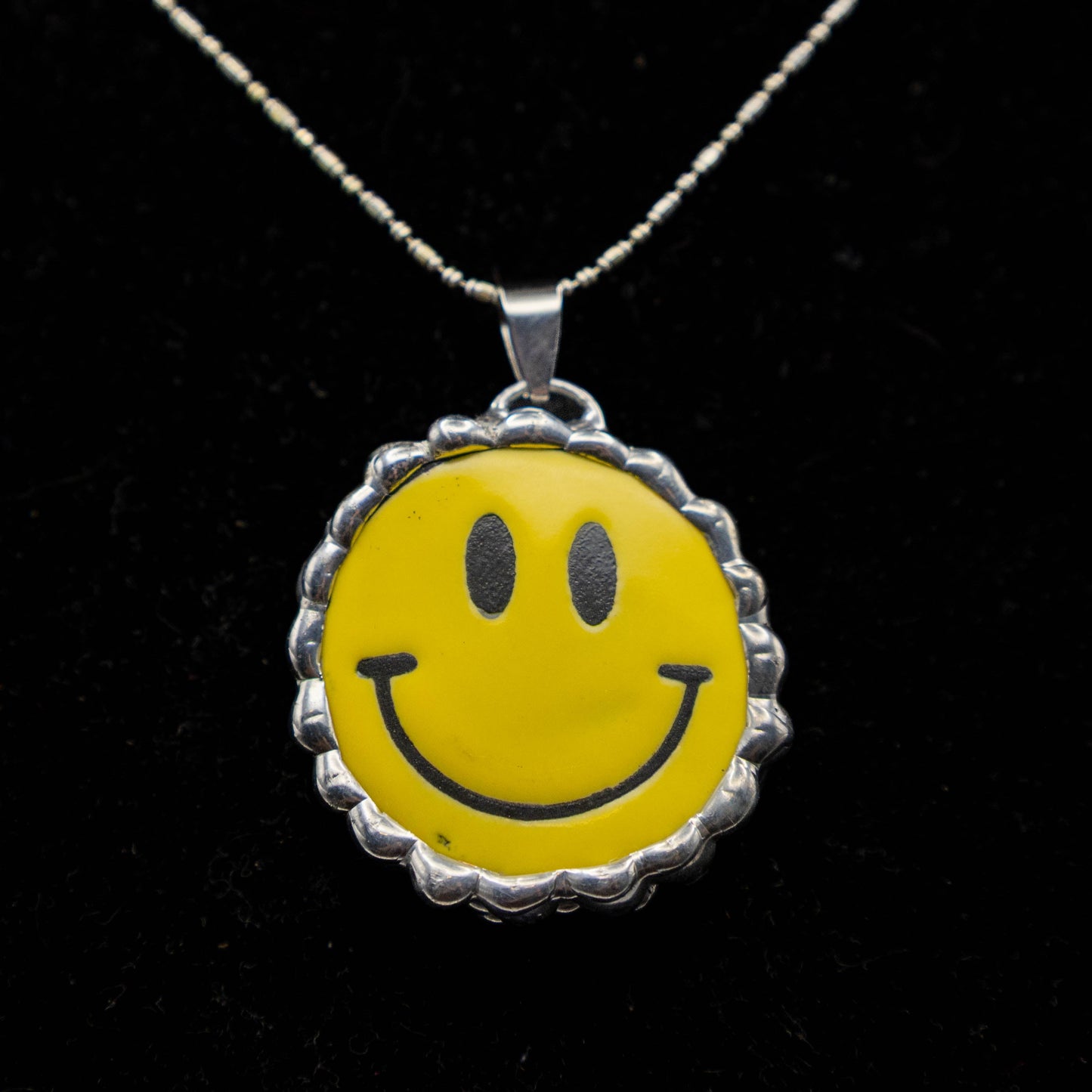 Happy Face Necklace.
