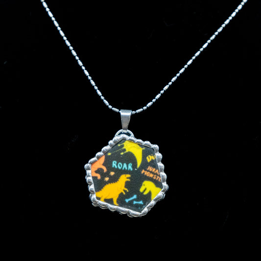 Dinosaur Figure Necklace