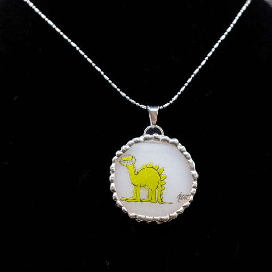 Dinosaur Figure Necklace
