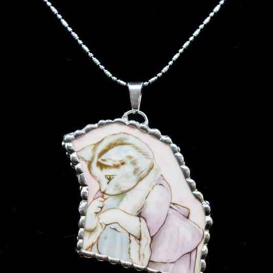 Cat Figure Necklace