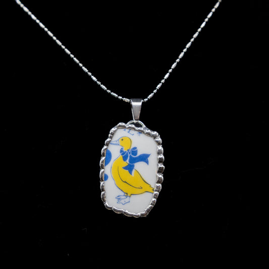 Goose Figure Necklace