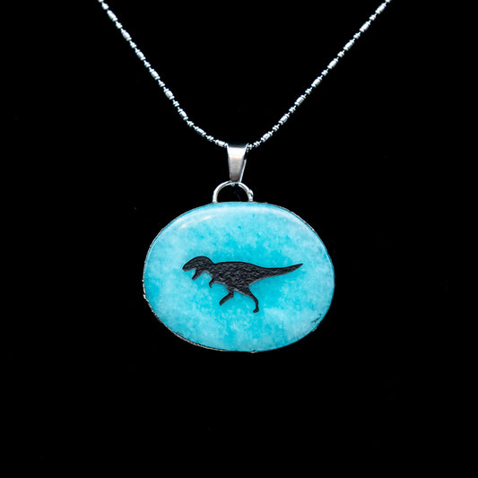 T-Rex Totem Stone Necklace.