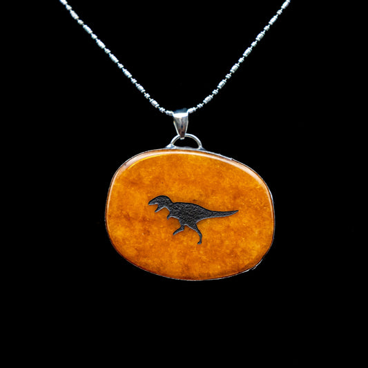 T-Rex Totem Stone Necklace.