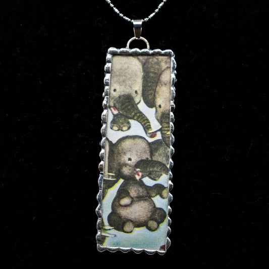 Little Golden Books The Saggy Baggy Elephant Necklace.