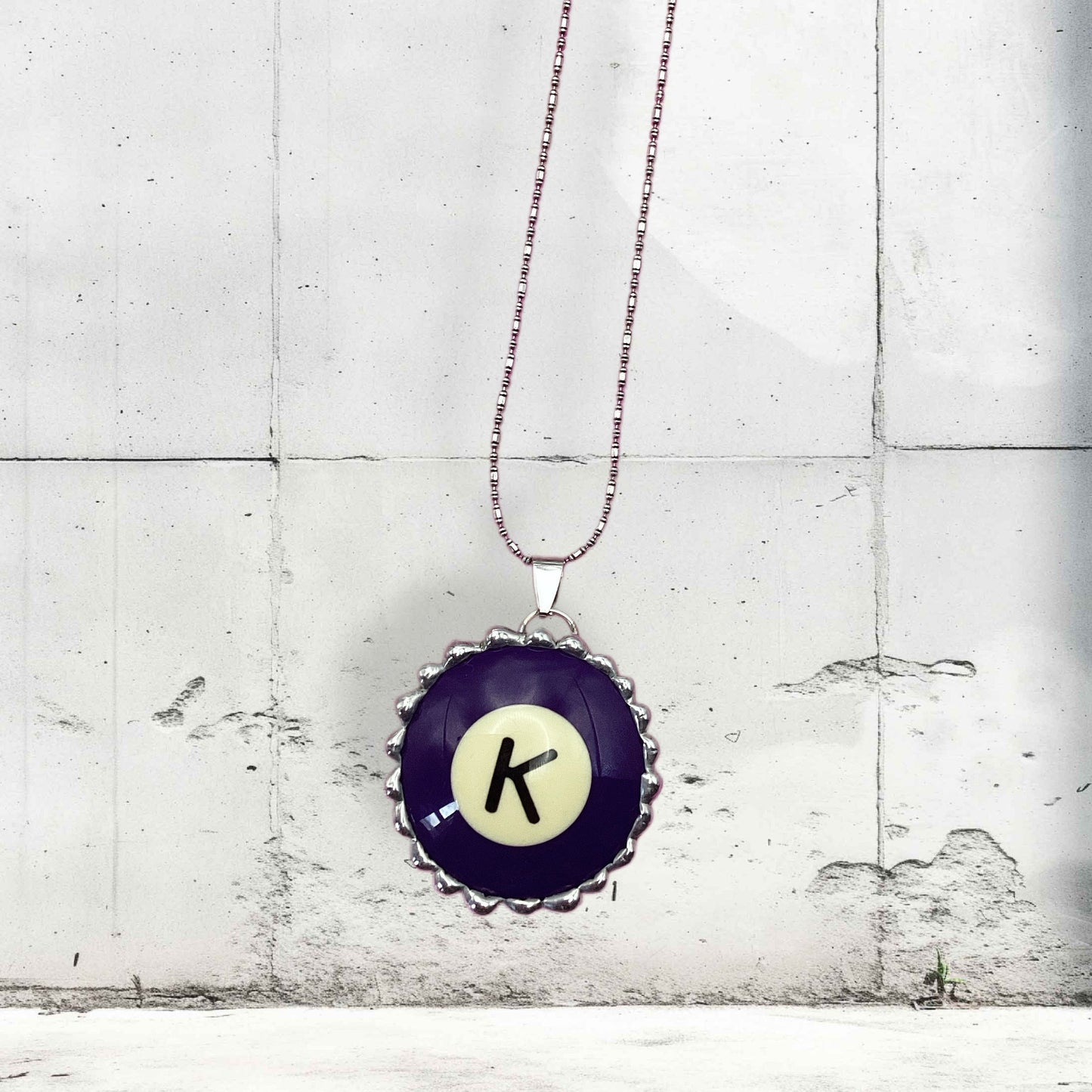 King Pool Ball Necklace