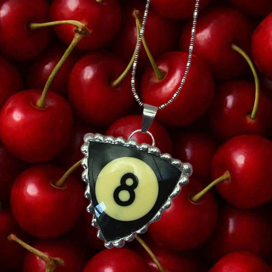 8 Ball Triangle Necklace