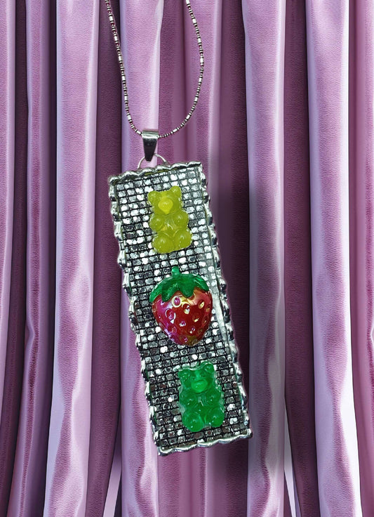 Gummy Bear/Strawberry Necklace