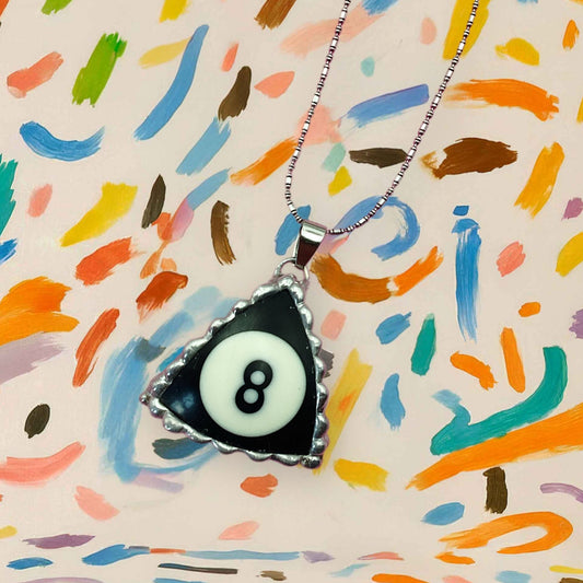 Triangle 8 Ball Necklace