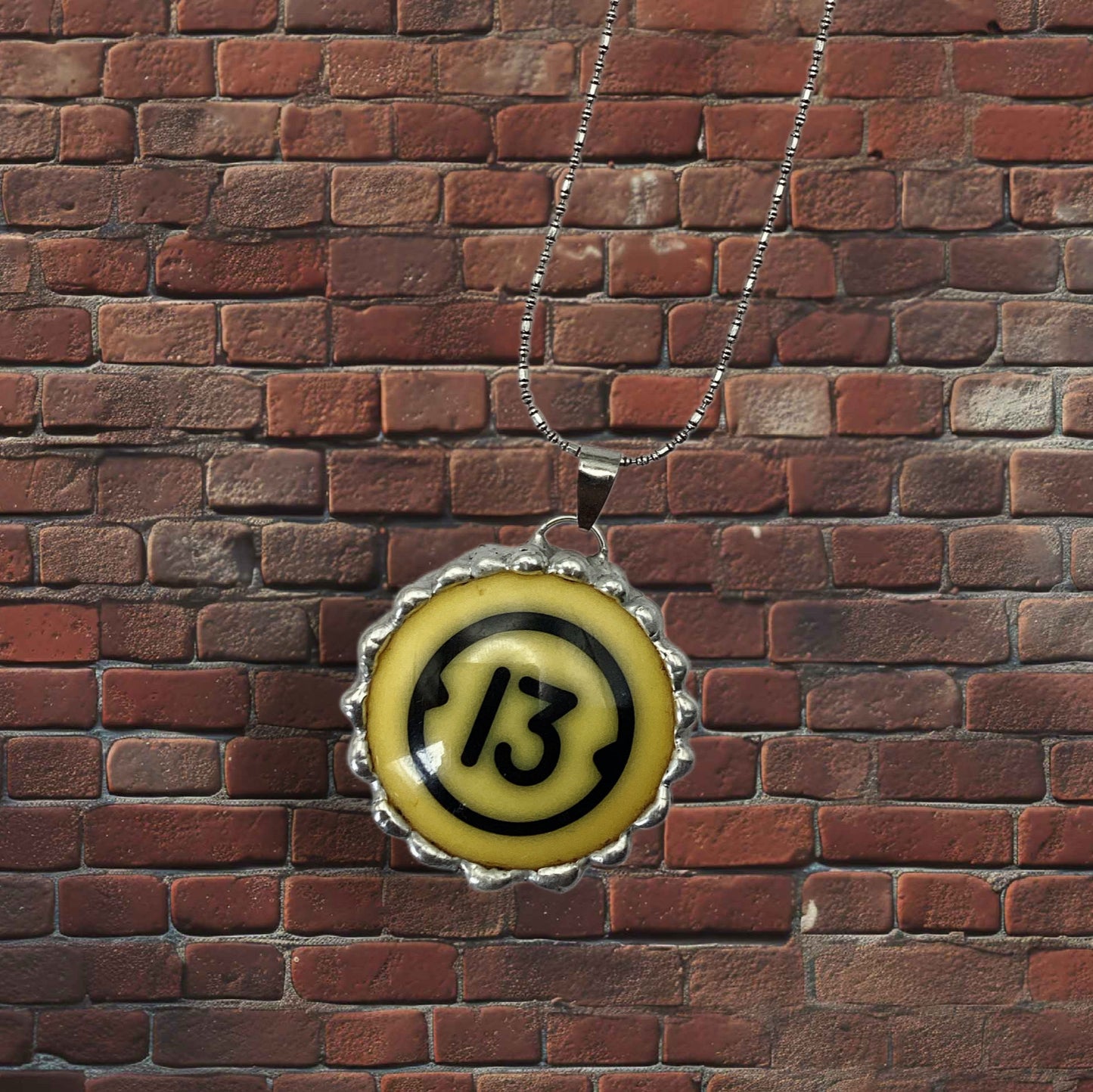 #13 Pool Ball Necklace