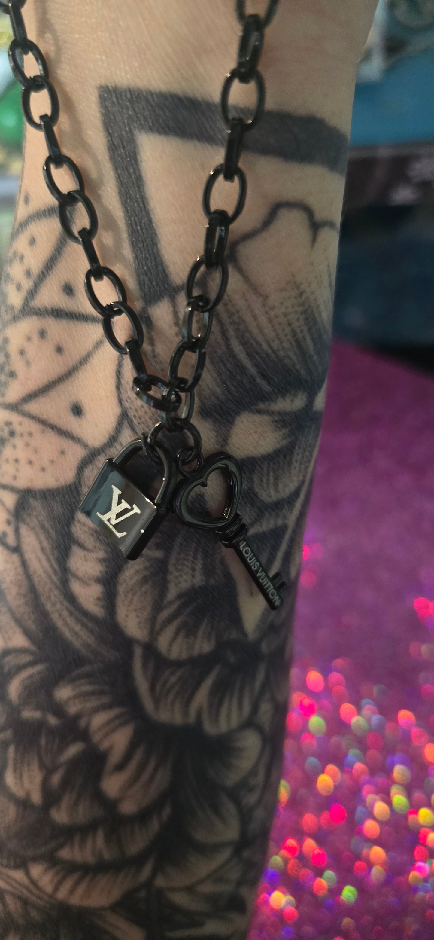 LV Black Necklace