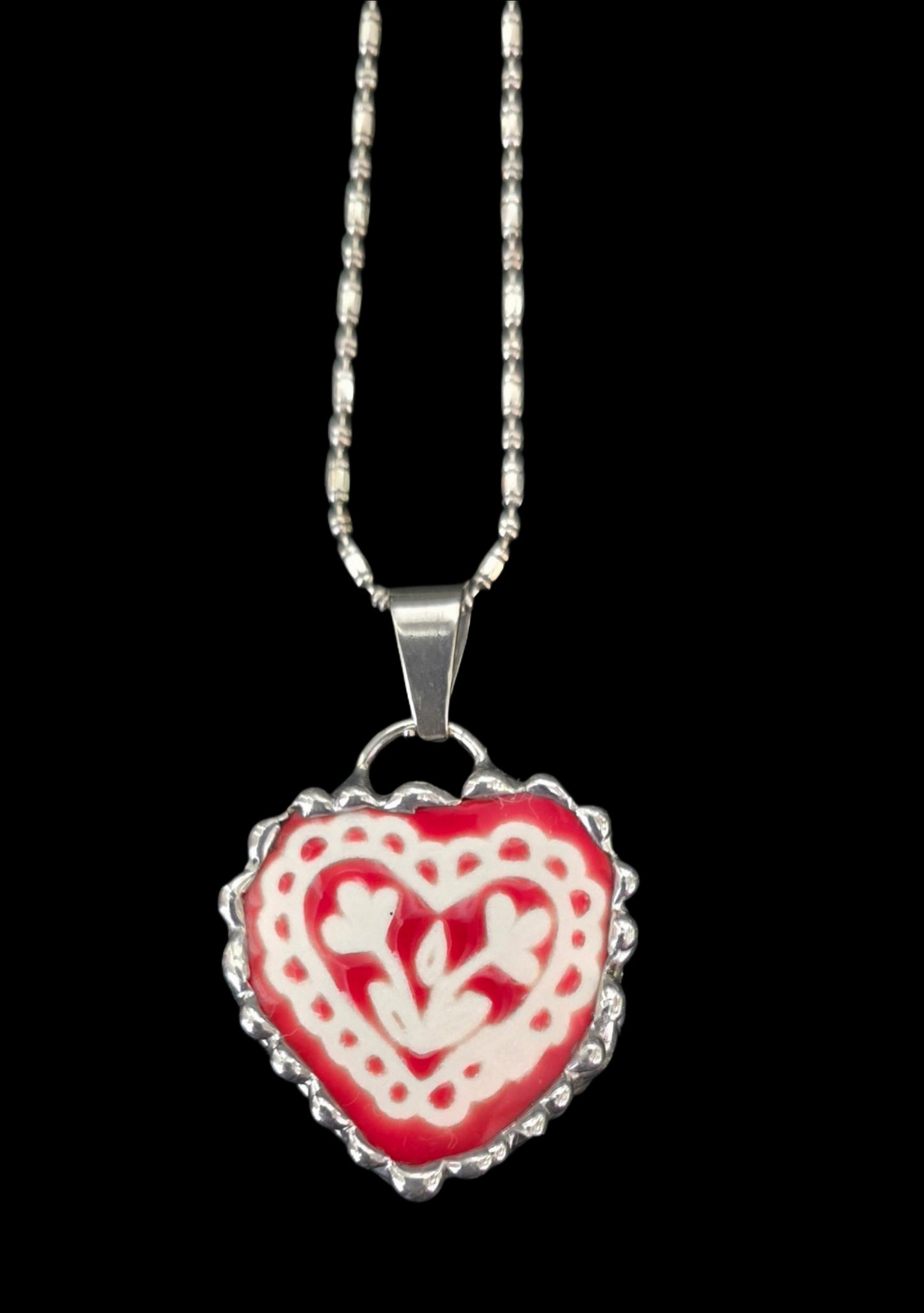 Ceramic Heart Necklace
