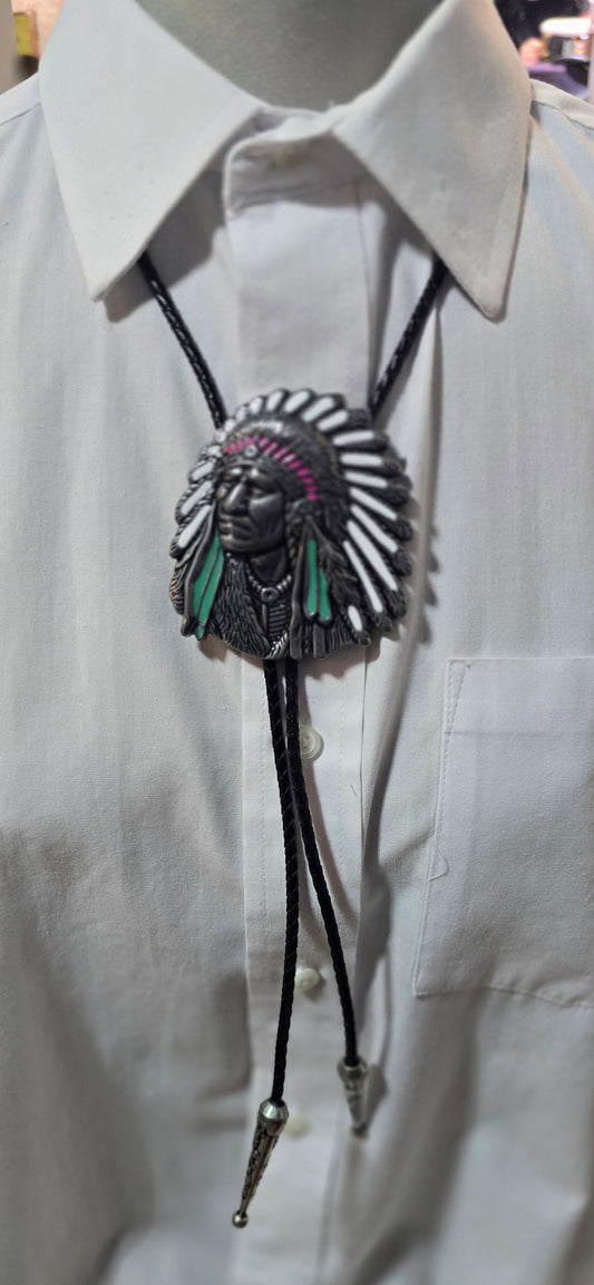 Silver Indian Bolo