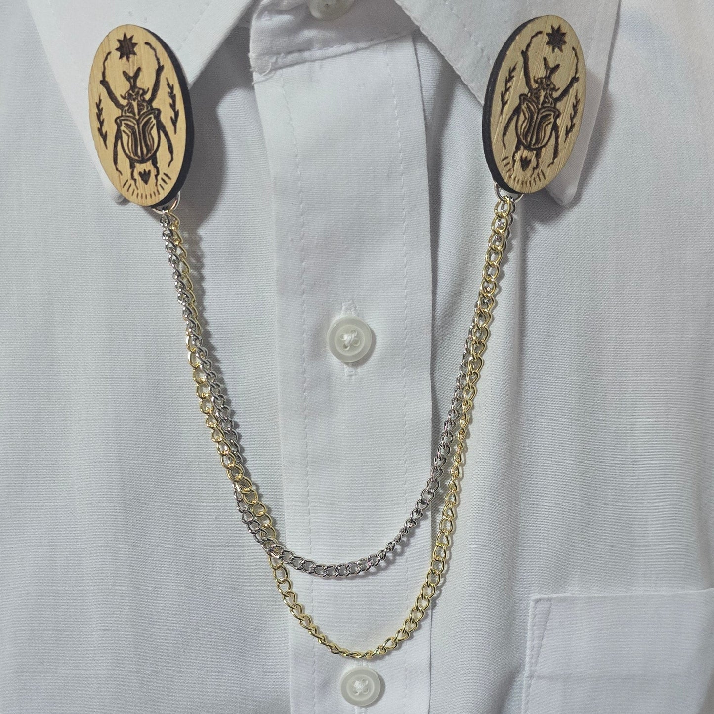Wooden Bug Lapel