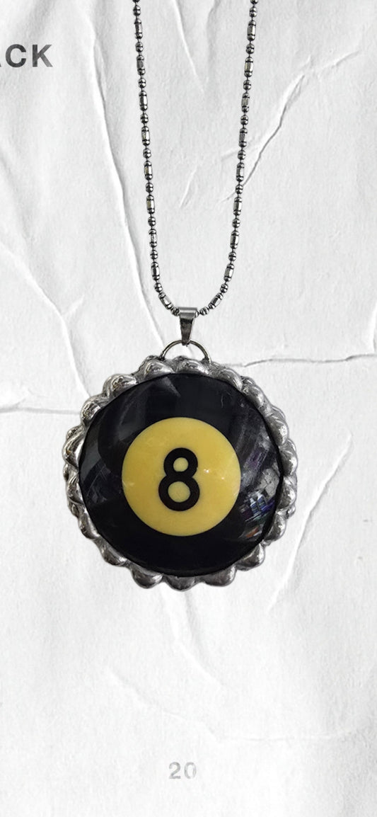 8 ball necklace