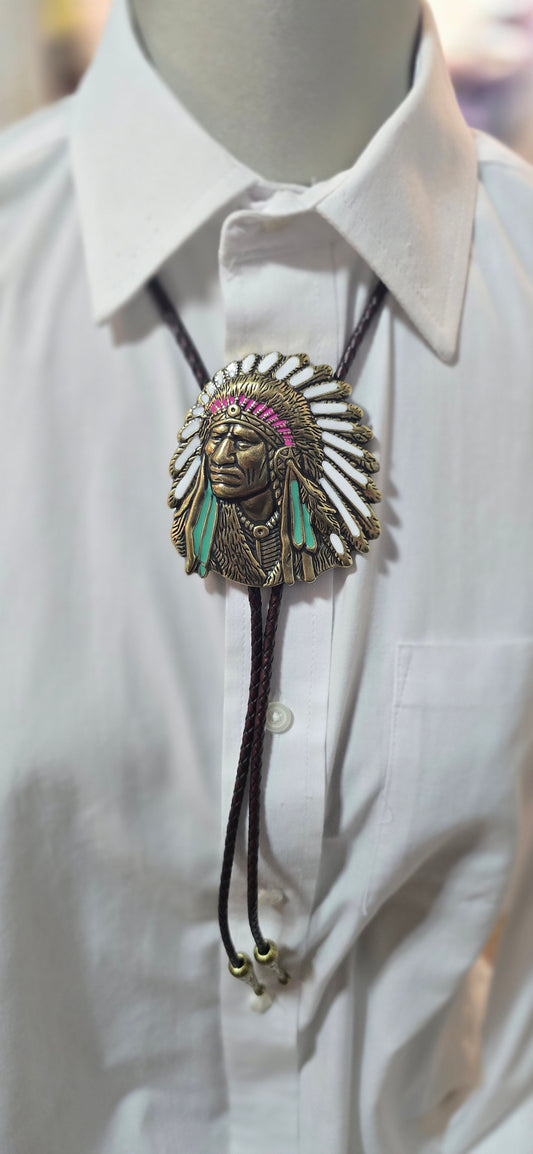Gold Indian Bolo