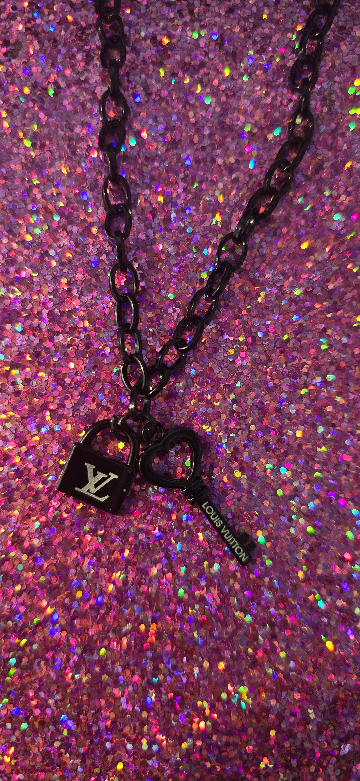 LV Black Necklace