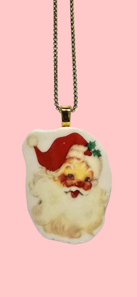 Santa Gold Necklace
